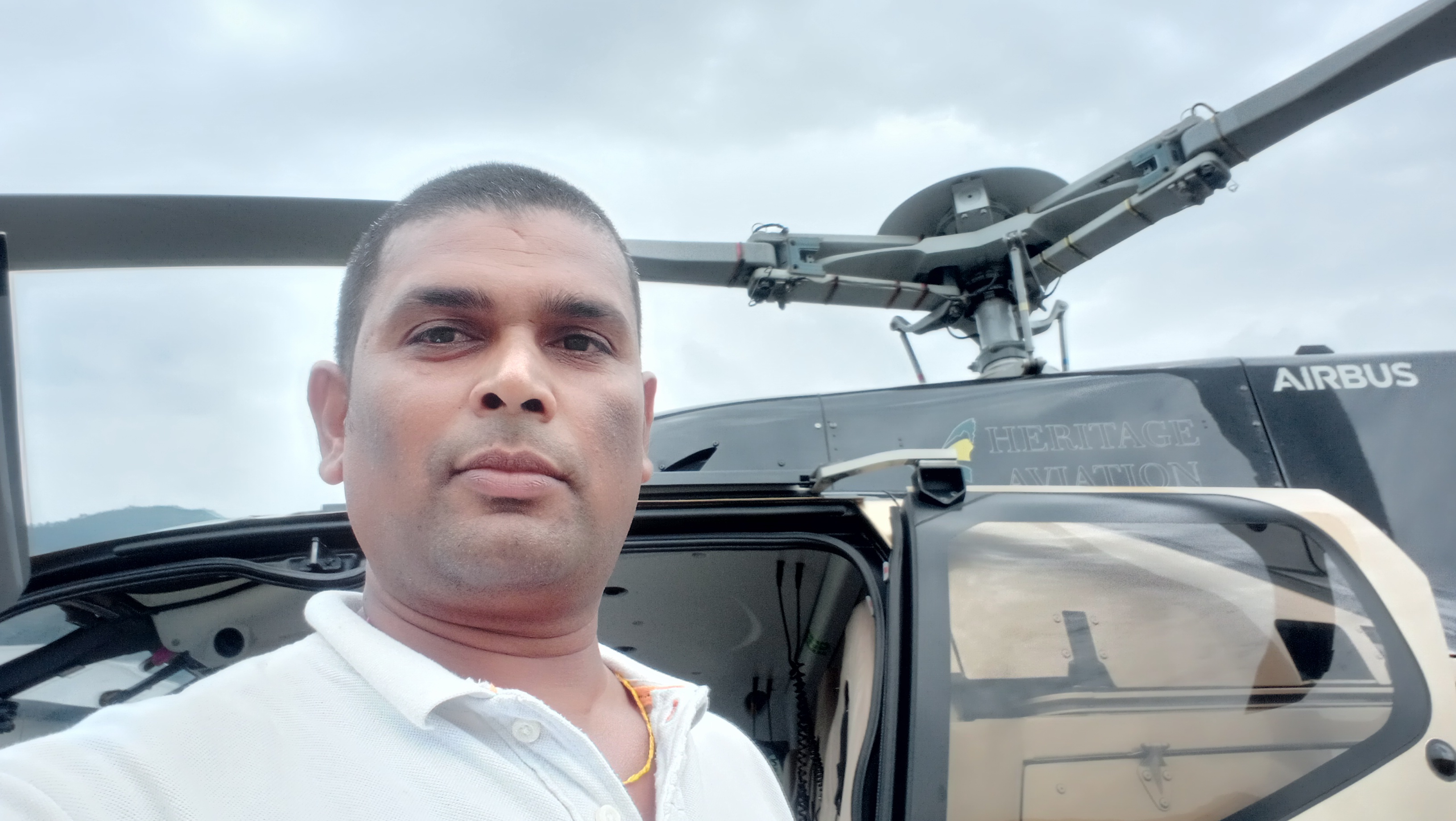 Samata Party National President Uday Mandal Helicopter Trial for Election